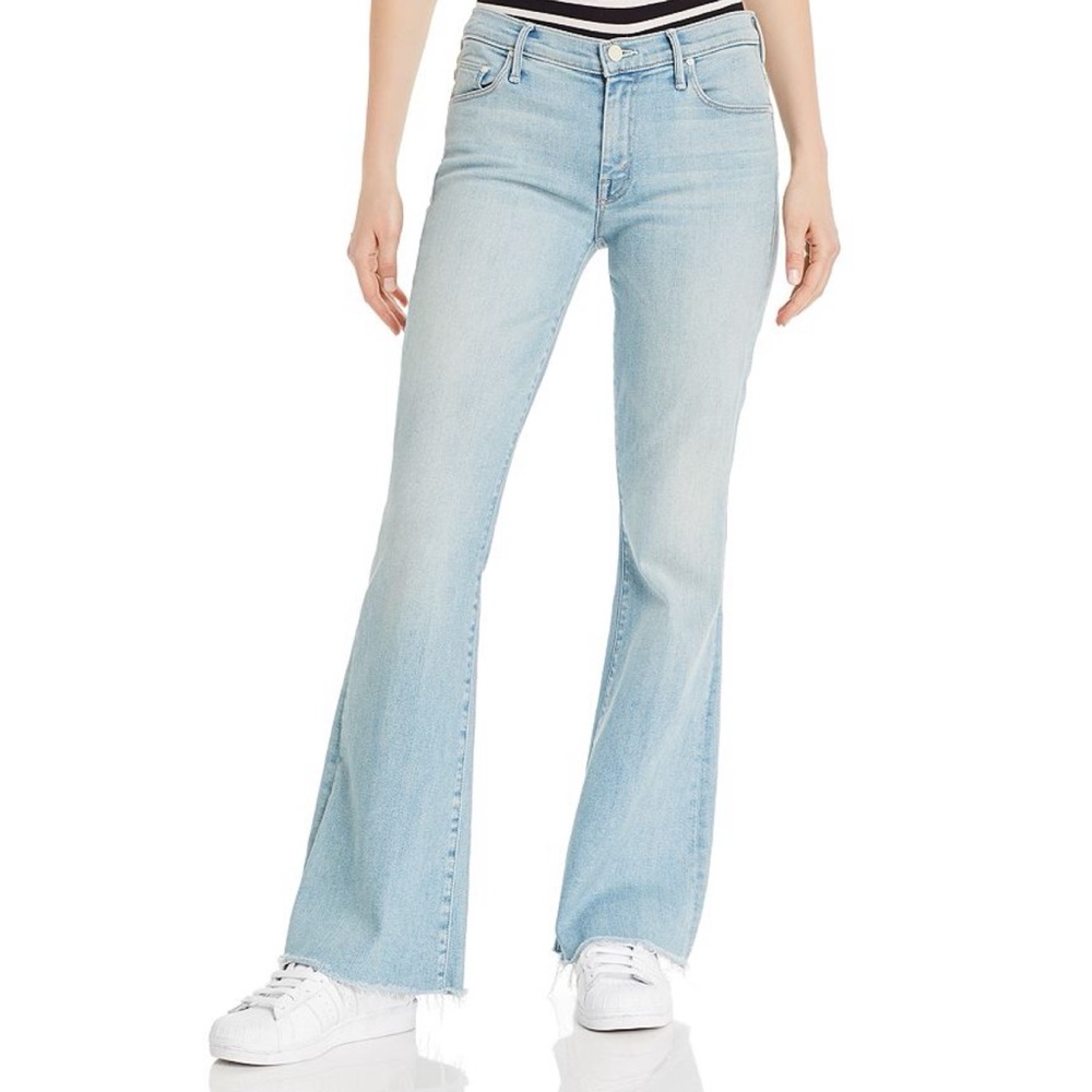 MOTHER‎ The Weekender Swimming Pool Sunday Flared Leg Jeans Size 28